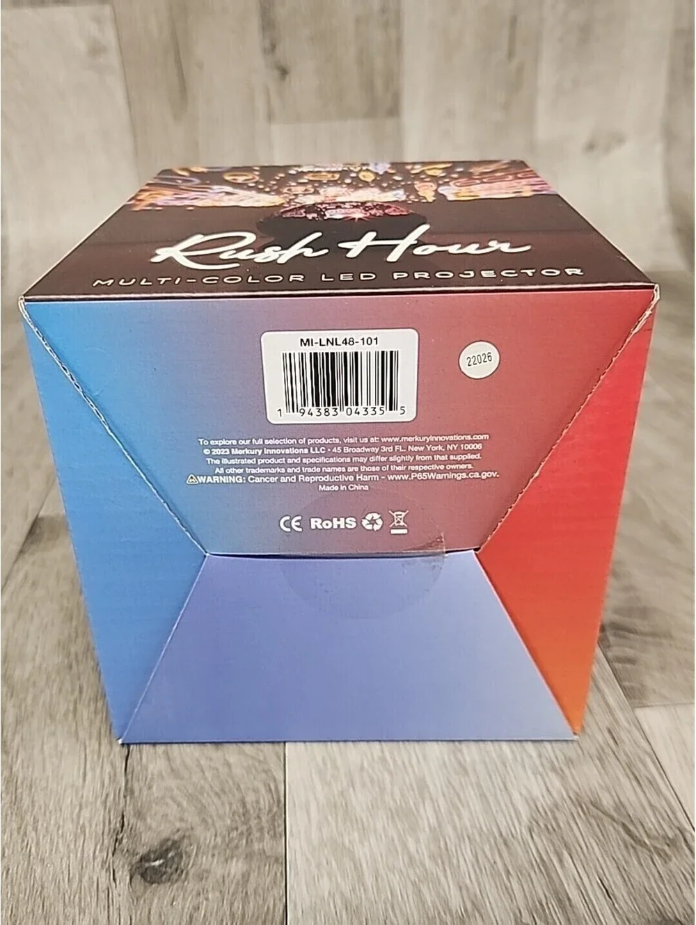 RUSH HOUR Multi-Color LED Projector Light Show Fun Projector Gift for Kid